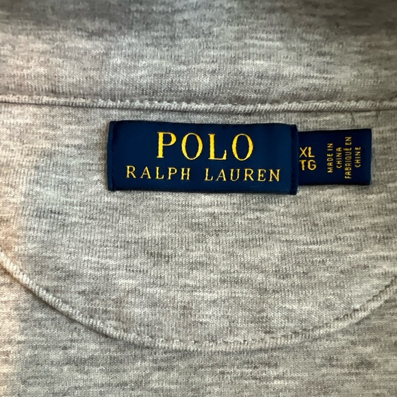NWOT Polo Ralph Lauren Sweater Mens Size XL Pullover Quarter Zip 1/4 - Picture 5 of 6